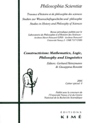 Philosophia Scientiae, cahier spécial 06
